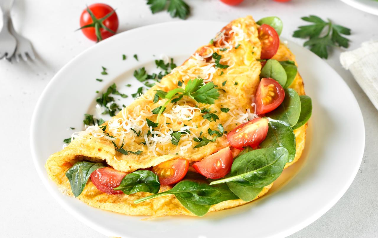 Breakfast Recipe - Veggie-Packed Omelette